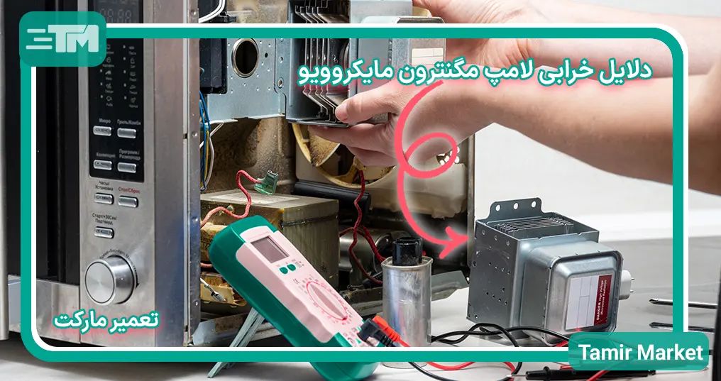 بررسی دلایل خرابی مگنترون مایکروویو